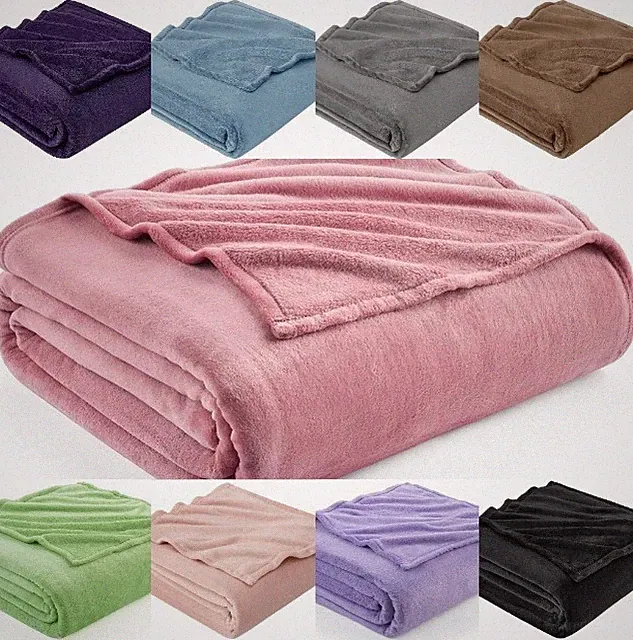 Blanket king Blankets queen twin throw full Baby size fleece soft for bed Large