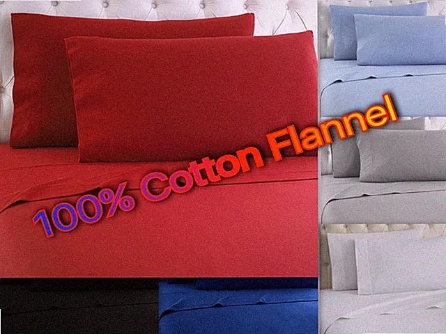 Heavy Winter Flannel 100% Cotton Sheet set Fitted Flat Pillow Cases Deep Pocket
