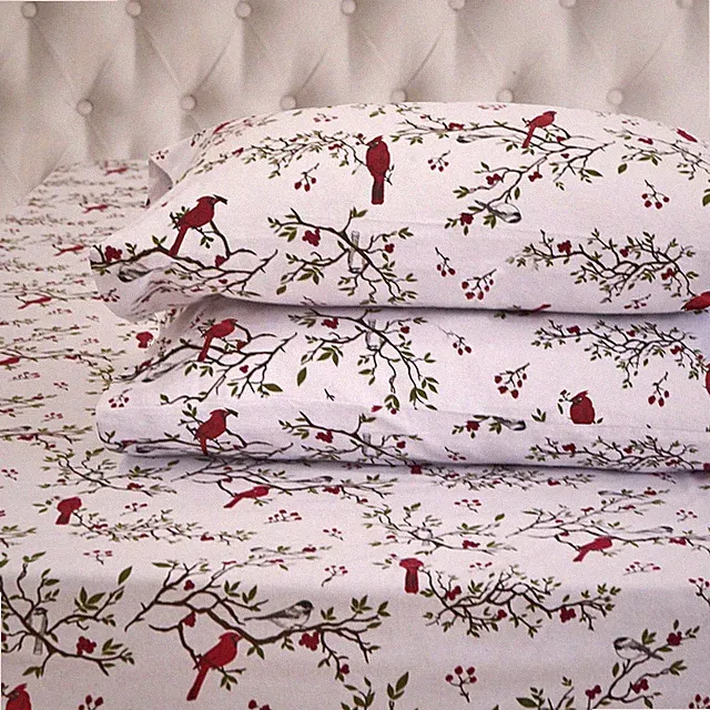 King Size 100% Turkish Cotton Flannel Sheet Set 4pc Warm Cozy Deep Pocket