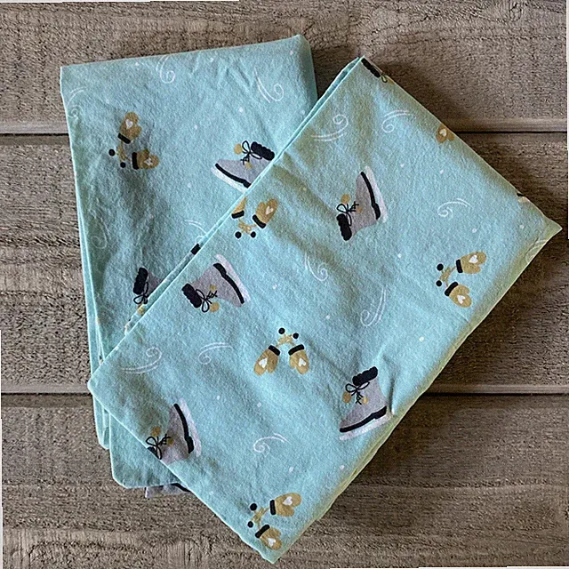 Martha Stewart Standard Shams Skating Winter Set of 2