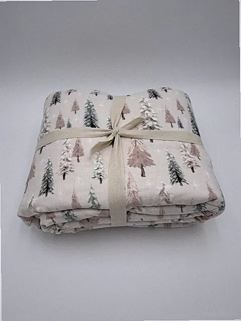 Pottery Barn Winter Wonderland Flannel Duvet Cover ~ Full/Queen ~ Blush