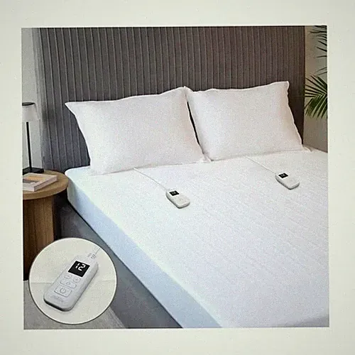 Sunbeam Electric Heated Mattress Pad King 80" x 76" 12 Heat Settings 12-Hour