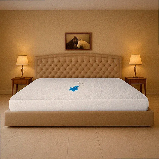 Waterproof Family King 120" x 80" Extra Large Bed Mattress Pad Cover, 15" Dee...